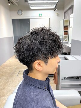 ノイセル 西本町(Noisyle) guest snap 前下がりマッシュ×ツイストスパイラルパーマ