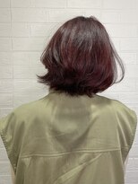 ヘアースペースブルーム プリュス 石橋店(HAIR SPACE BLOOM plus) 石橋阪大前/ピンクラベンダー/ブリーチ無しカラー/髪質改善