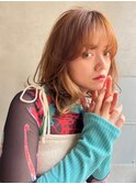 表参道 roijir × ダブルカラー × オレンジベージュ