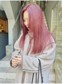 【shii.. 内城】#ピンクカラー #ブリーチカラー