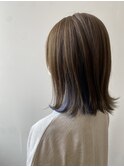 ネイビーとグレージュ