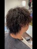 メンズウルフカット