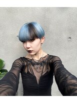 ヴァーディ オモテサンドウ(Vardy omotesando)&nbsp;light blue/青髪 水色 デザインカラー