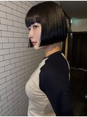 前下がりモードボブ【髪質改善/カラー/パーマ/トリートメント】