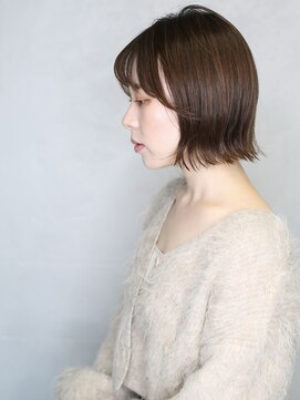 バース(BIRTH) 天神【BIRTH】シースルーバング×外ハネ切りっぱなしボブ　5