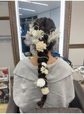 成人式前撮りヘアセット