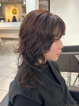 アクアオモテサンドウ(ACQUA omotesando) ＊くびれミディアムウルフパーマヘアロングウルフパーマスタイル