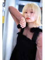サロンドミルク 新百合ヶ丘店(salon de MiLK)&nbsp;抜きっぱなしブリーチ×外ハネbob（五月女）