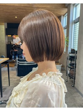 サクラ 岐阜(SAKURA) 美髪縮毛矯正と髪質改善カラーで作るボブ　髪質改善　岐阜