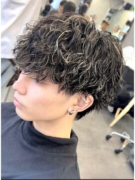 フィフス トウキョウ (fifth TOKYO) 渋谷緩め波巻きスパイラルパーマシャドウパーママッシュ