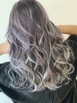 ☆grow 渋谷☆アッシュグレー×ホワイトグラデーション