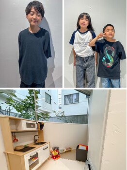 サラ(sara)の写真/【玉造駅徒歩5分＊】親子でご来店できるサロン♪兄弟姉妹カットや親子クーポンなど多数ご用意しています◎