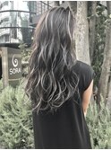 白髪ぼかし脱白髪染め似合わせロングレイヤー40代50代60代♪