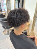 ツイストスパイラル 縦落ちツイスト 縦落ちパーマ ピンパーマ