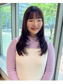 高めの位置からのレイヤーカット