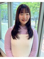 ファースト 仙台店(first) 高めの位置からのレイヤーカット