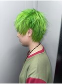 ハイレイヤーシャギーカットケアブリーチビビットカラー