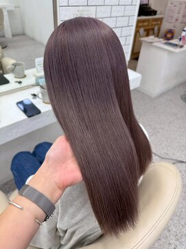 ロマーリ(LOMARLIE) 学生OL主婦ミセス/ブリーチなしダブルカラーワインレッド