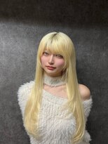 ルフレ 新宿本店2nd(Reflet)&nbsp;「manabu」プルエクステで叶えるハイトーンロング！