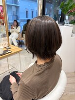 アヴァンス 広島本通店(AVANCE.)&nbsp;- [ ] 着物ヘア/ダークアッシュ/ミディアムレイヤーカット/広島