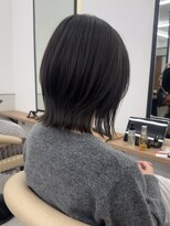 サンド 大阪梅田(sand) ココアベージュ/オリーブグレー/小顔/大阪/梅田/レイヤーボブ