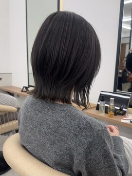 サンド 大阪梅田(sand) ココアベージュ/オリーブグレー/小顔/大阪/梅田/レイヤーボブ