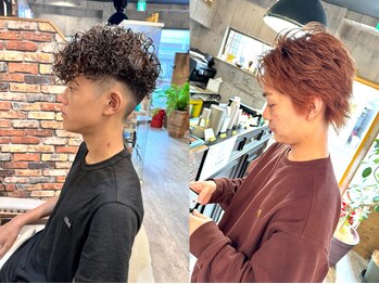 ルーナヘアー(LUNA hair)の写真/【山科駅5分】メンズカット/フェザーパーマ/ツイストスパイラルも◎オンオフ決まるお洒落スタイルに☆