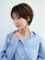エインアンリー 表参道(AIN.ANLY.)&nbsp;前髪あり大人小顔ショートボブ 30代40代50代【AIN.表参道】川原