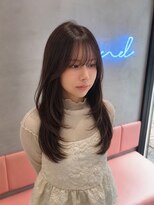 ロンドポレール 北千住(Lond polaire)&nbsp;韓国レイヤー/韓国ボブ/ハイレイヤー/ミルクティーベージュ