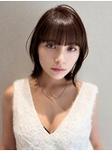  &nbsp;&nbsp;&nbsp;艶感と丸みで魅せる大人ミニボブ