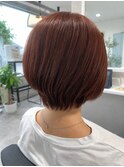 丸みのあるショート