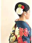 古典的☆夜会巻きスタイル