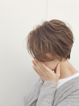 ルーファス 恵比寿 渋谷(Ruufus) ハイライトで抜け感ハンサムショート【Ruufus恵比寿渋谷】赤塚