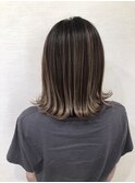 ハイライトグラデーション×ベージュ