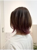 ふわボブ×外ハネ(左サイド)