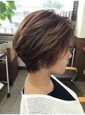 フェミニンショートボブ
