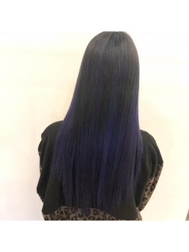 ネオヘアー 曳舟店(NEO Hair) ネイビーパープルカラー【曳舟】