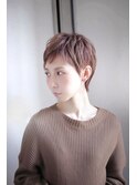 ピンクベージュショート【mieuxque】寺田町/阿倍野/天王寺