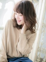 クオーレ ヘア アンジュ 水戸店(CUORE HAIR ange)&nbsp;*ange水戸*…大人ガーリーグレージュ抜け感ニュアンスウェーブa