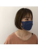 乾かすだけで内側にまとまるボブ