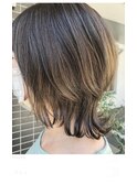 透明感ウルフヘア