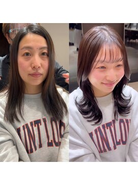 アフロート ギンザ(AFLOAT GINZA) AFLOAT GINZA【仲道 弘泰】2wayバング【before→after】