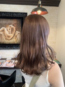 ボアップ 京橋店(boappu) #ショコラカラー#ブリーチなしカラー#レイヤーカット