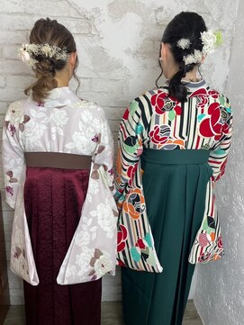 プライズ アイリス 池袋東口店(prize Iris) 卒業式着付けヘアアレンジ学割池袋メイク