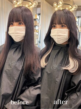 リリー(Lilley) 【lilley 稲永麻衣】韓国ヘア+インナーエクステ+顔周りカット