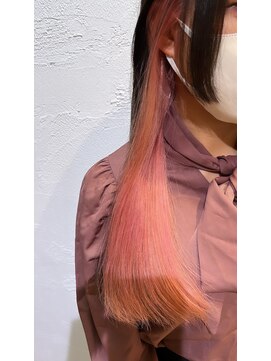 アジールヘア 池袋東口店(agir hair) ペールピンクジェルカラー透明感カラー10代20代池袋大人かわいい