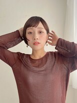 ムク 甲府(muku.)&nbsp;前髪/マチルダボブ/ピンクベージュインナー/グレージュ[甲府駅]