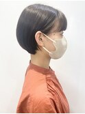 【松戸 石山】耳掛けショートボブ丸みショートボブ