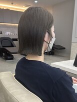 サンド 鹿児島中央(sand)&nbsp;ボブ　フルバング　ハッシュカット　イメチェン　似合わせカット