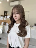 アンククラシックヘアー(ank classic hair)&nbsp;ミルクティー、レイヤー、ブロンド【山田彩千郎】